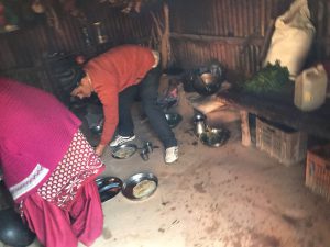ダンガディ　山小屋